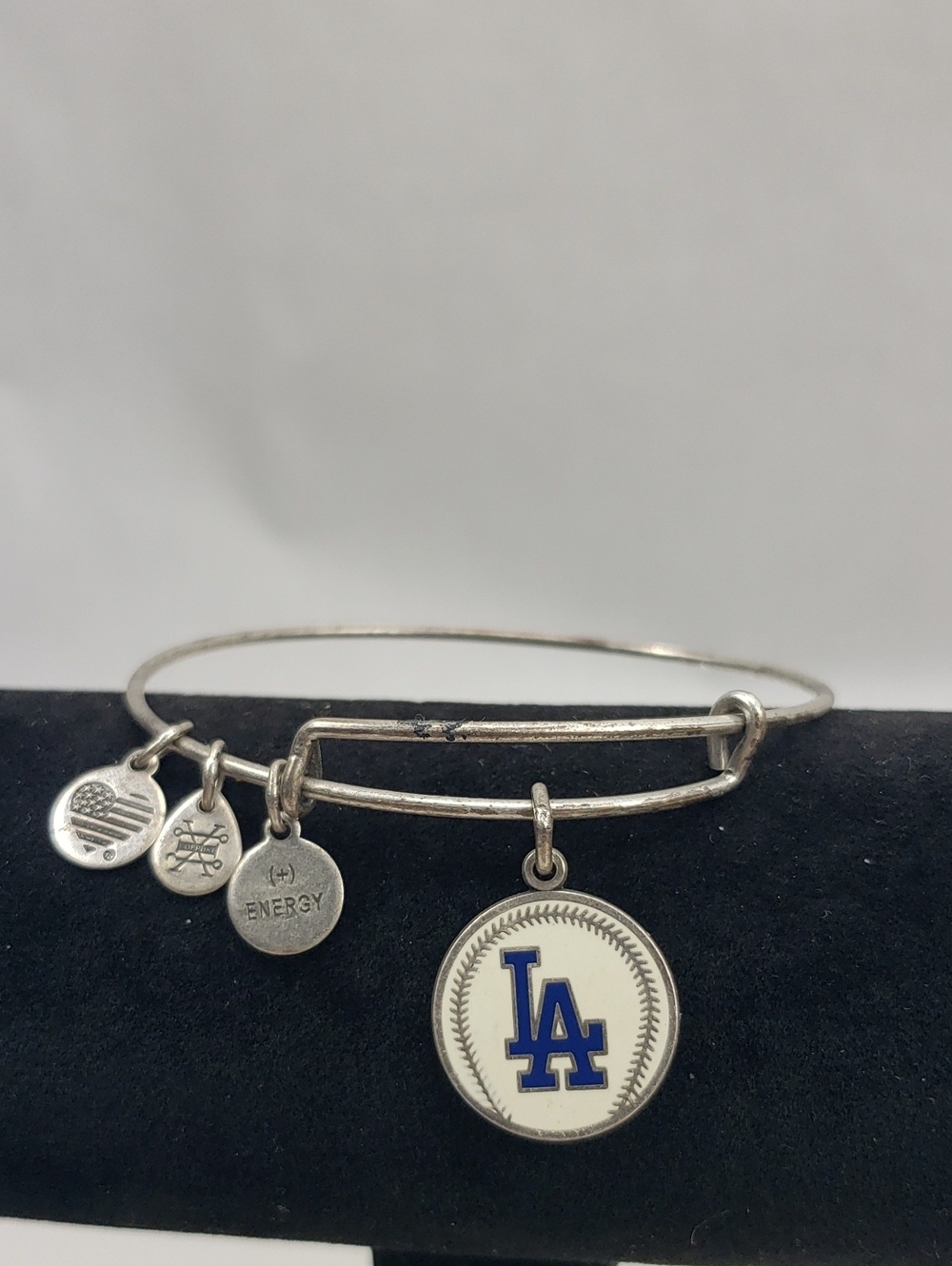 LA Dodgers Alex and Ani Bracelet - Silver Tone